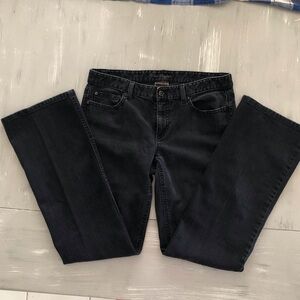 𝅺ann Taylor Jeans Modern Fit Lindsay Waist Black